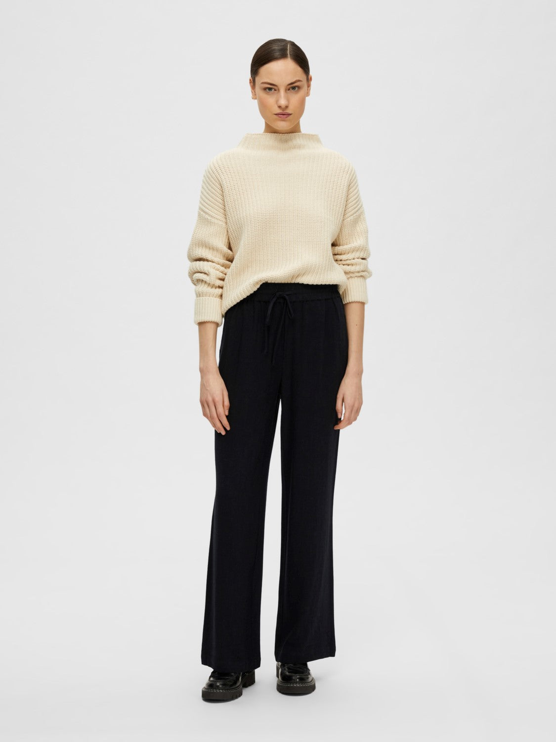 Byxa Viva-Gulia long linen