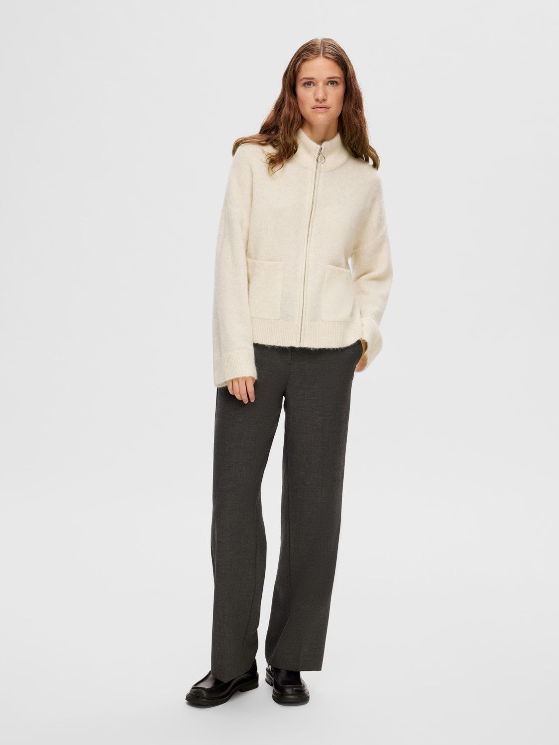 Cardigan Sia Ras knit zipper