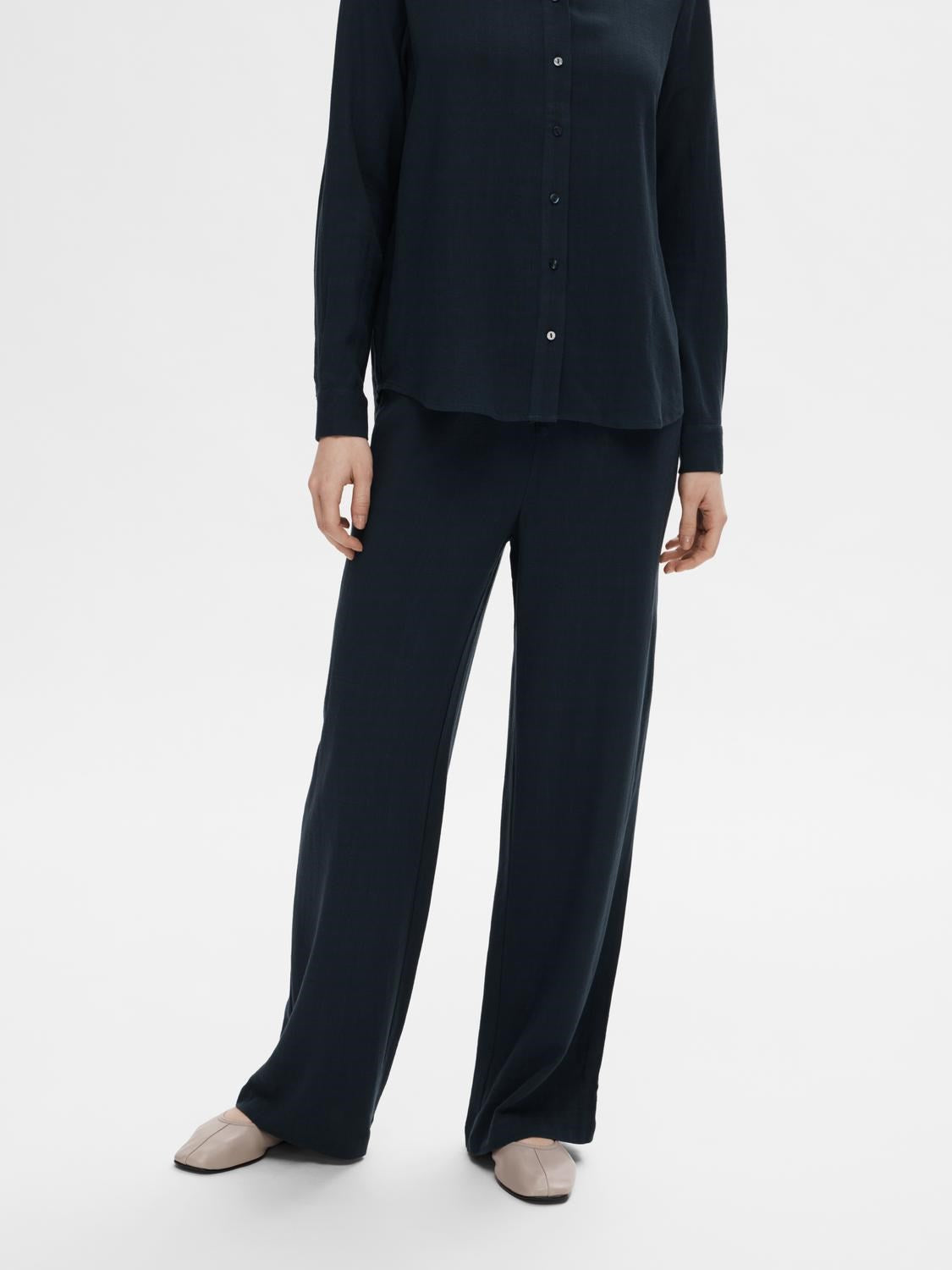 Byxa Viva-Gulia long linen