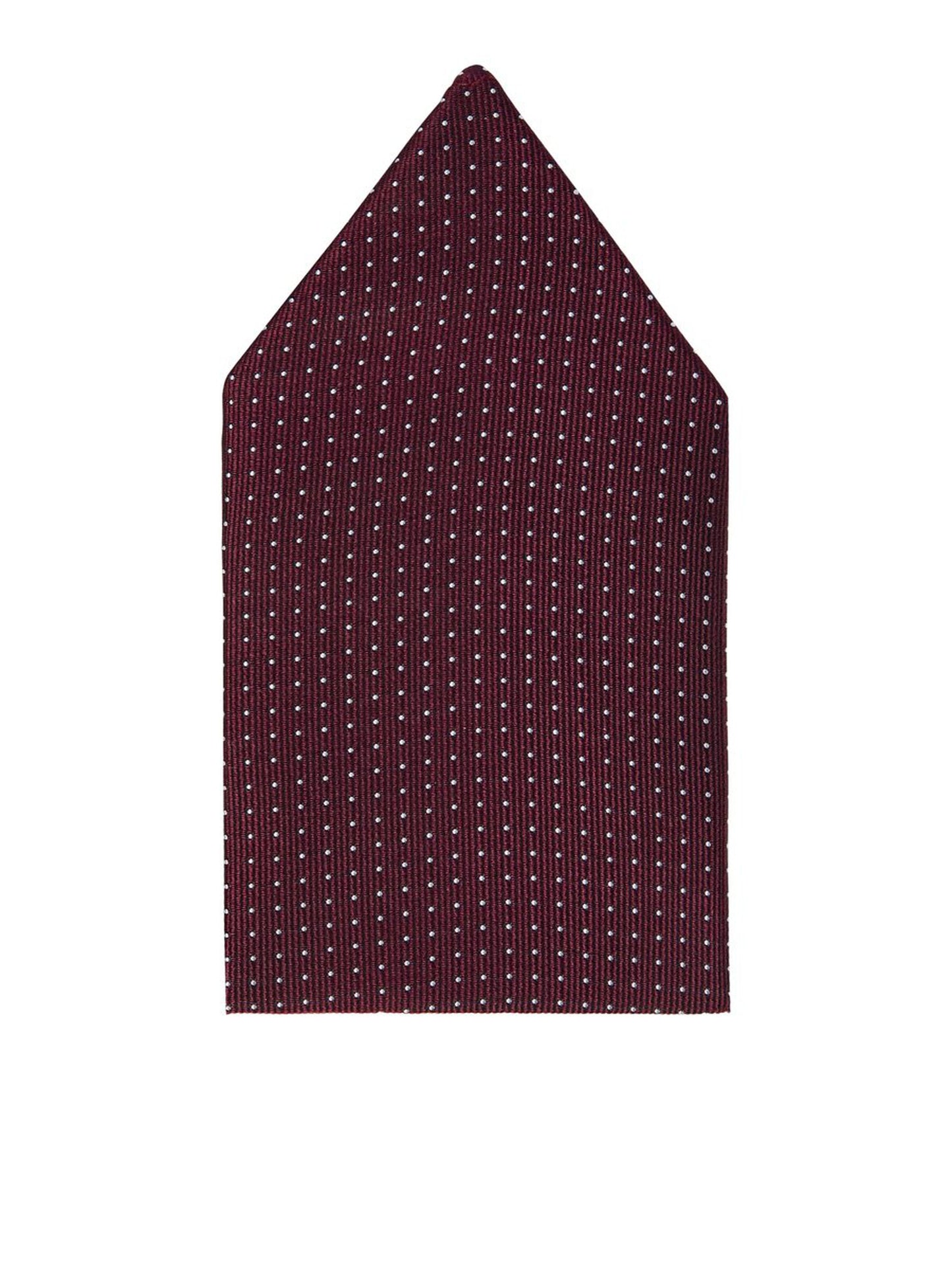 Bröstnäsduk, burgundy/dot