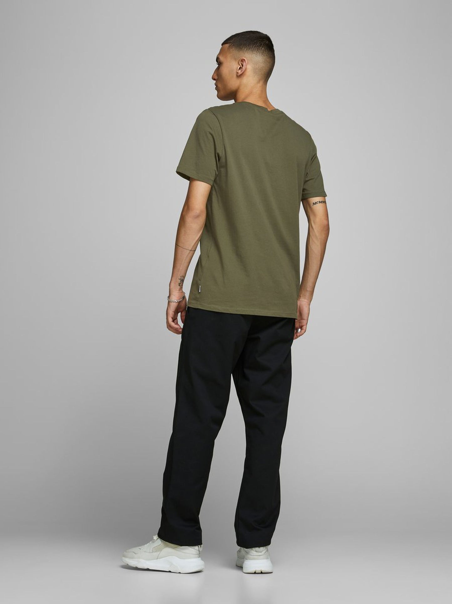 T-shirt Organic basic, olive night