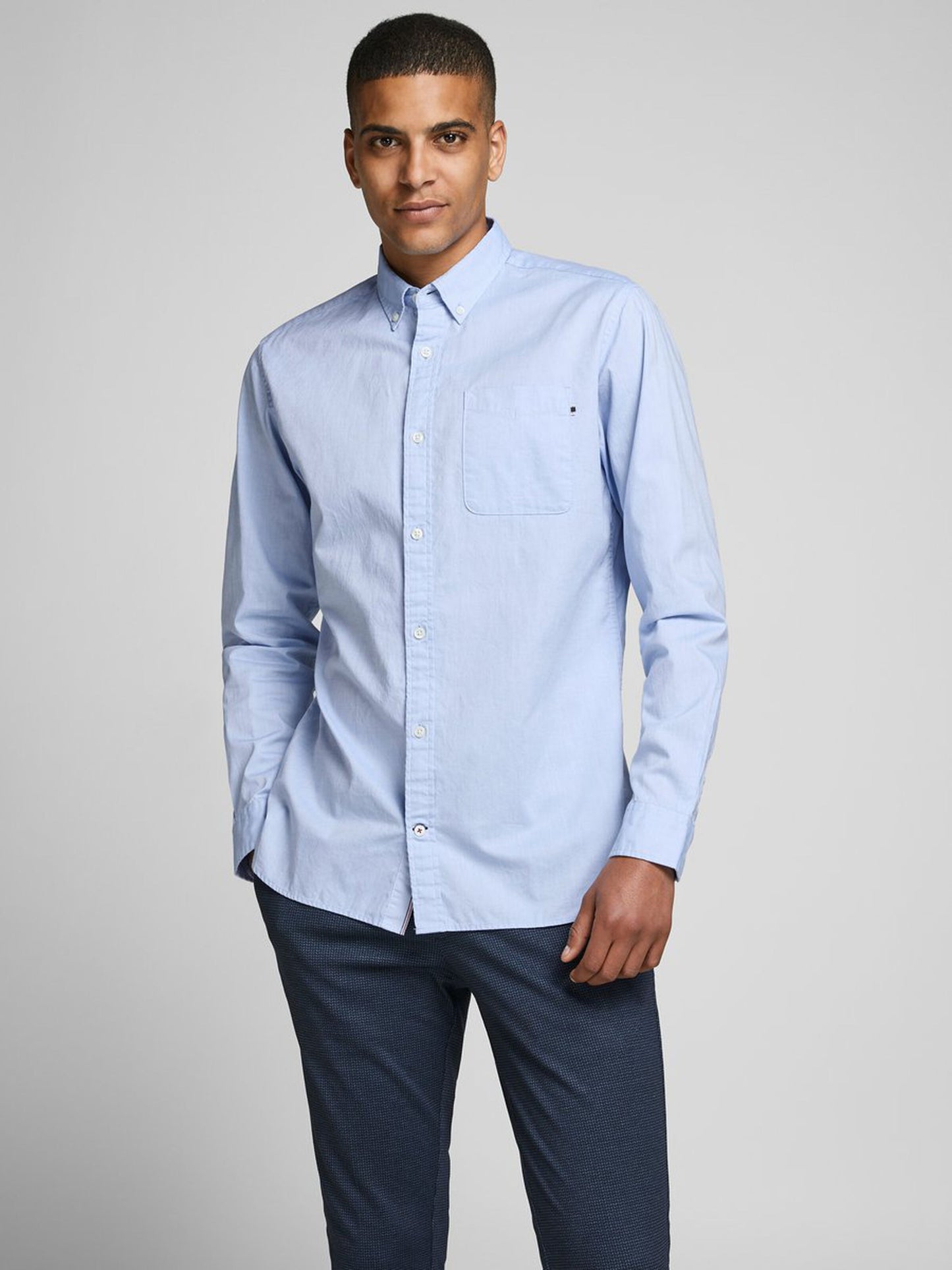 Skjorta Oxford, cashmere blue