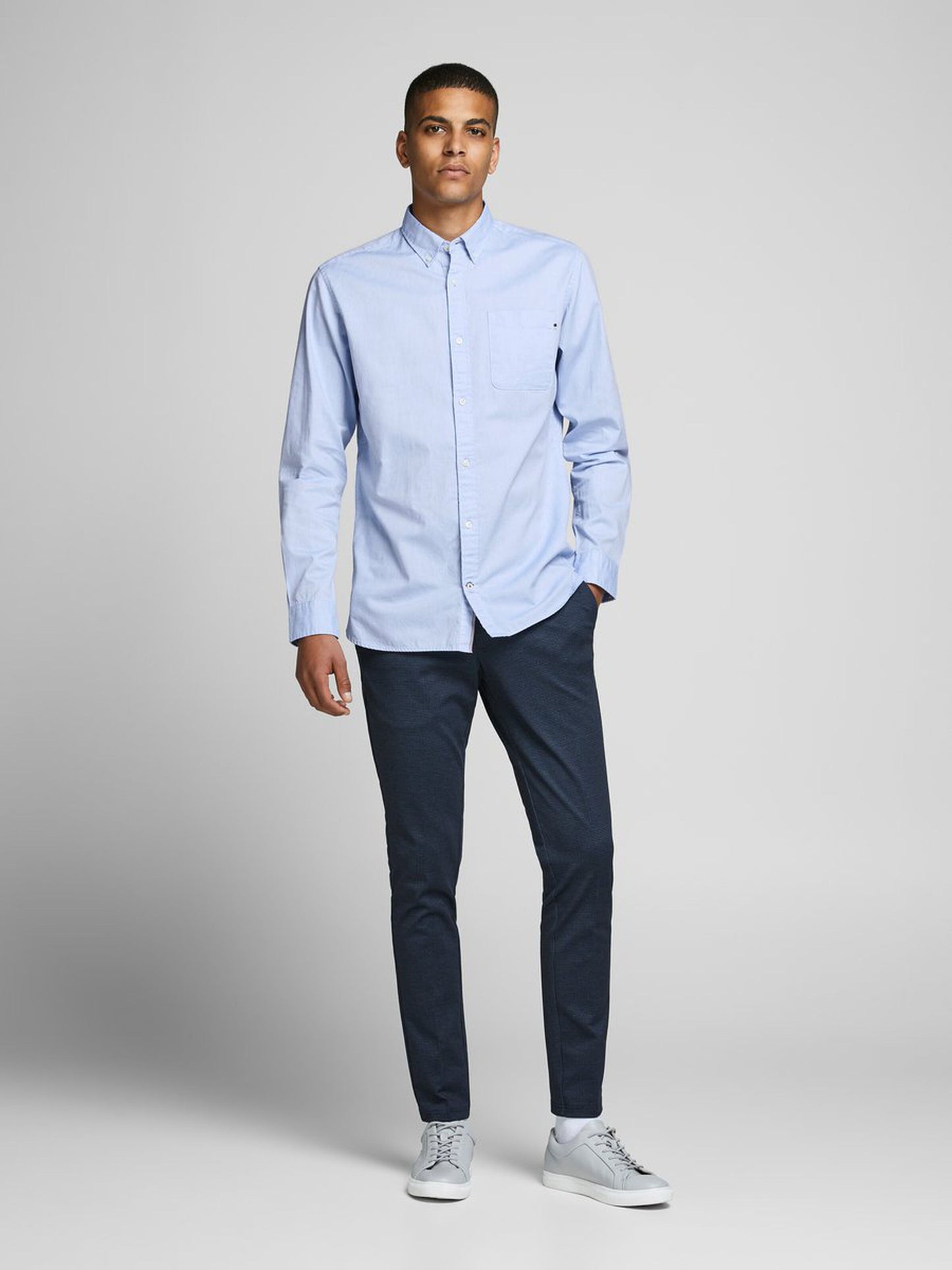 Skjorta Oxford, cashmere blue