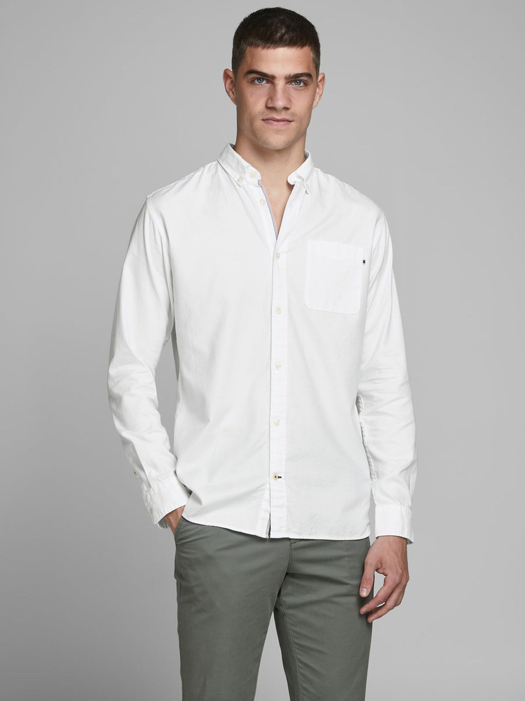 Skjorta Oxford, white