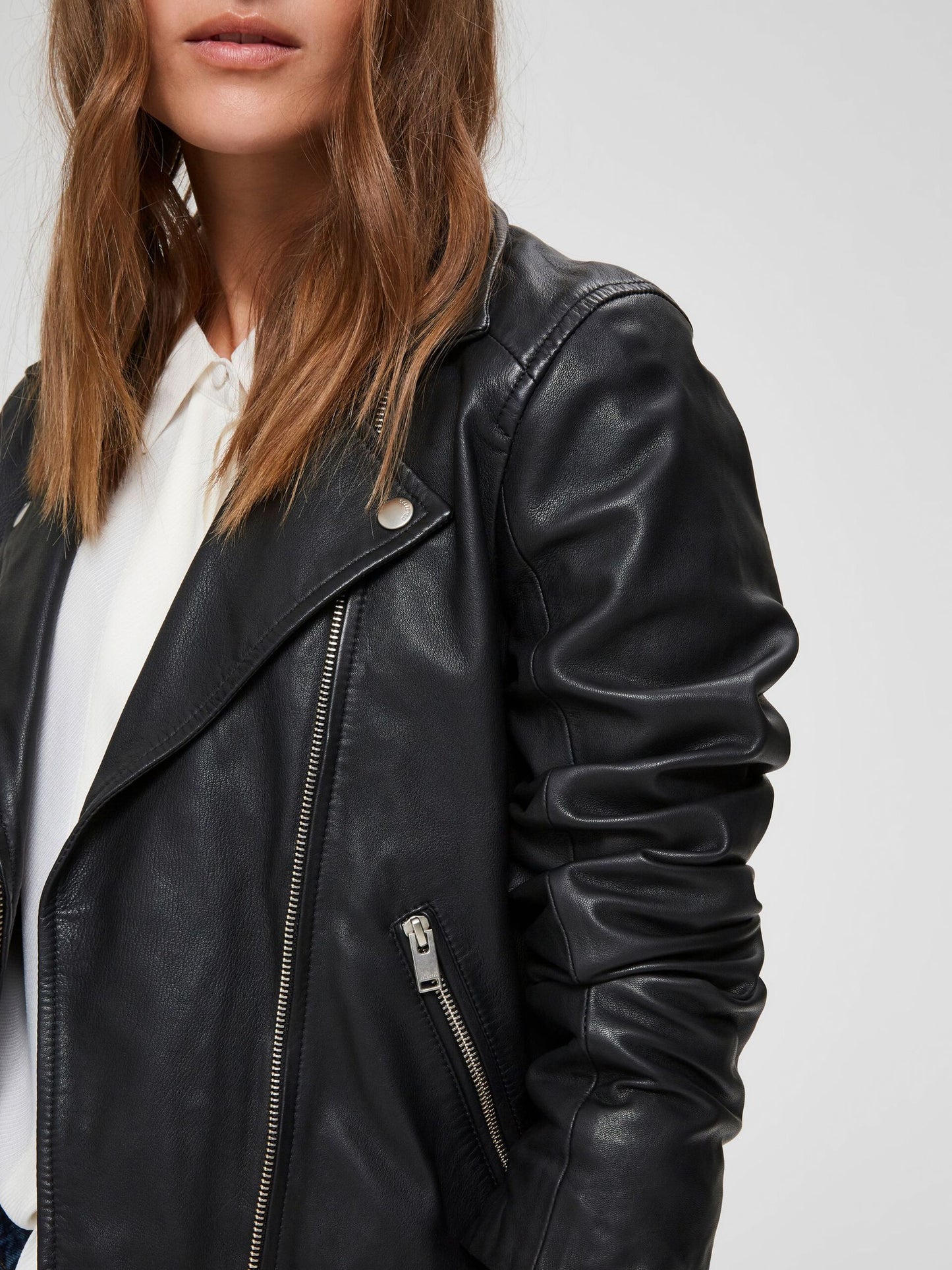 Läderjacka Katie, black