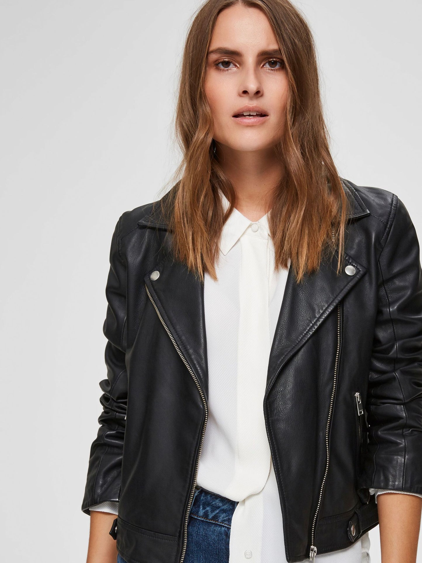 Läderjacka Katie, black