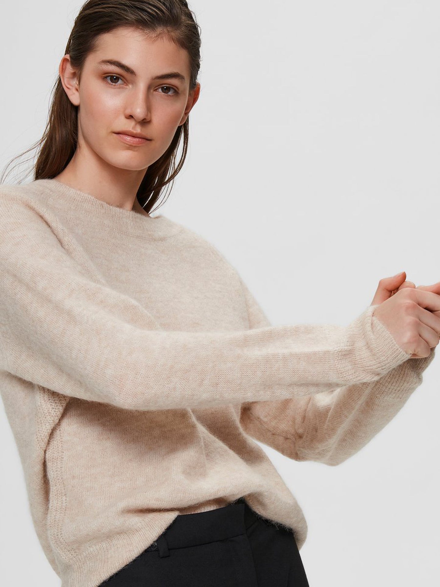 Tröja Lulu o-neck, birch