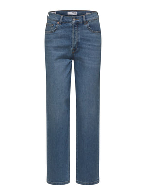Jeans Marie HW straight, medium blue denim