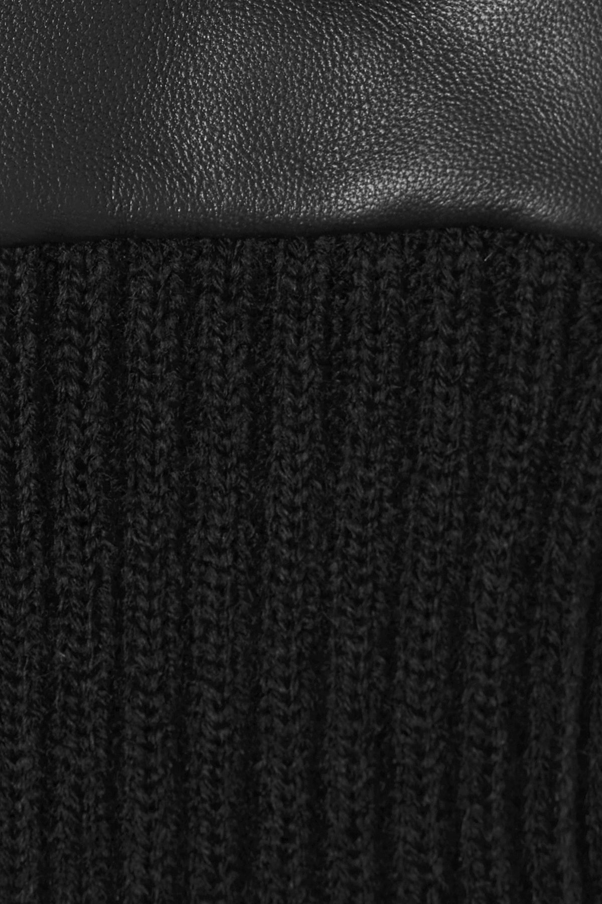 Lädervantar Nilla, black
