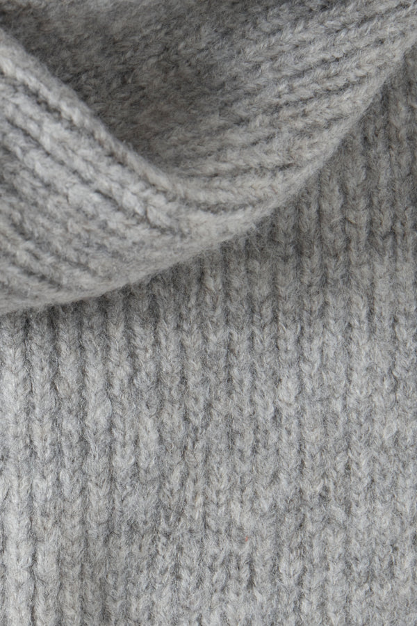 Halsduk Ivo, light grey melange