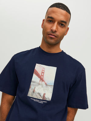T-shirt Copenhagen photo, navy blazer