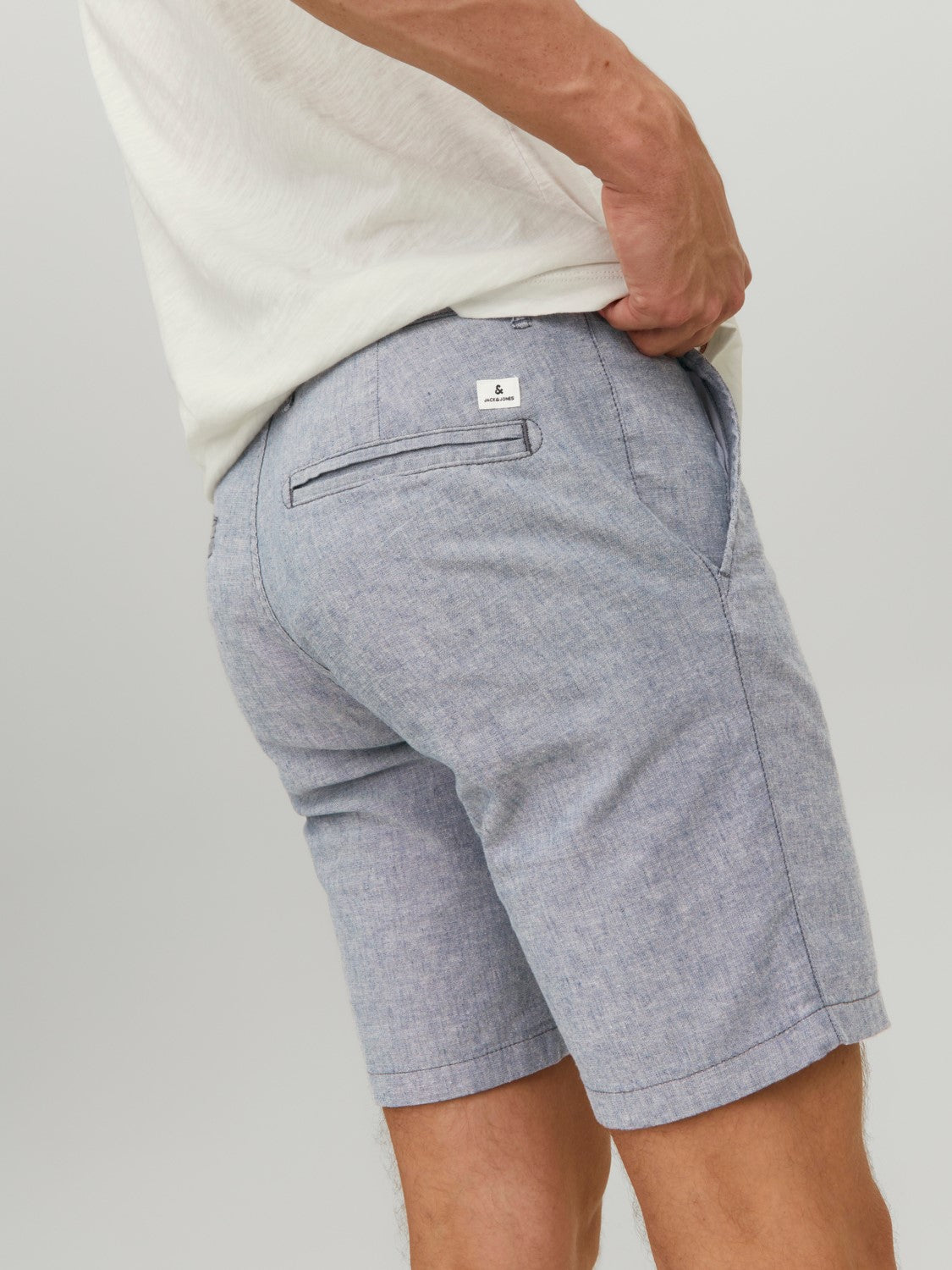Shorts Dave linen, blue indigo