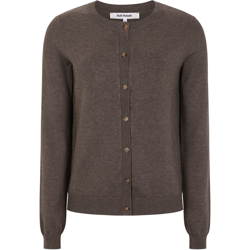 Cardigan Marla, coffee quartz