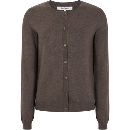 Cardigan Marla, coffee quartz
