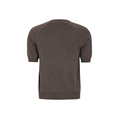 Topp Marla ss o-neck, coffee quartz