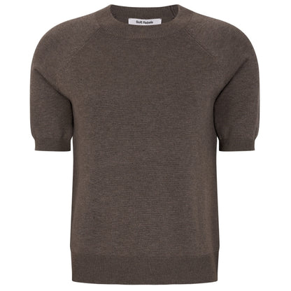 Topp Marla ss o-neck, coffee quartz