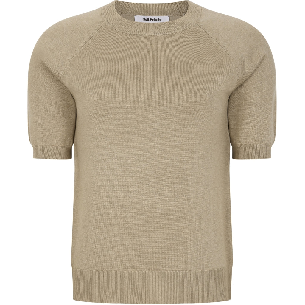 Topp Marla ss o-neck, nomad