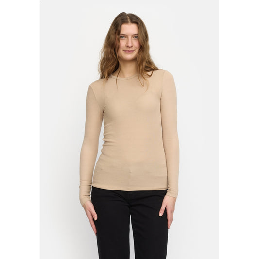 Topp Fenja o-neck, nomad