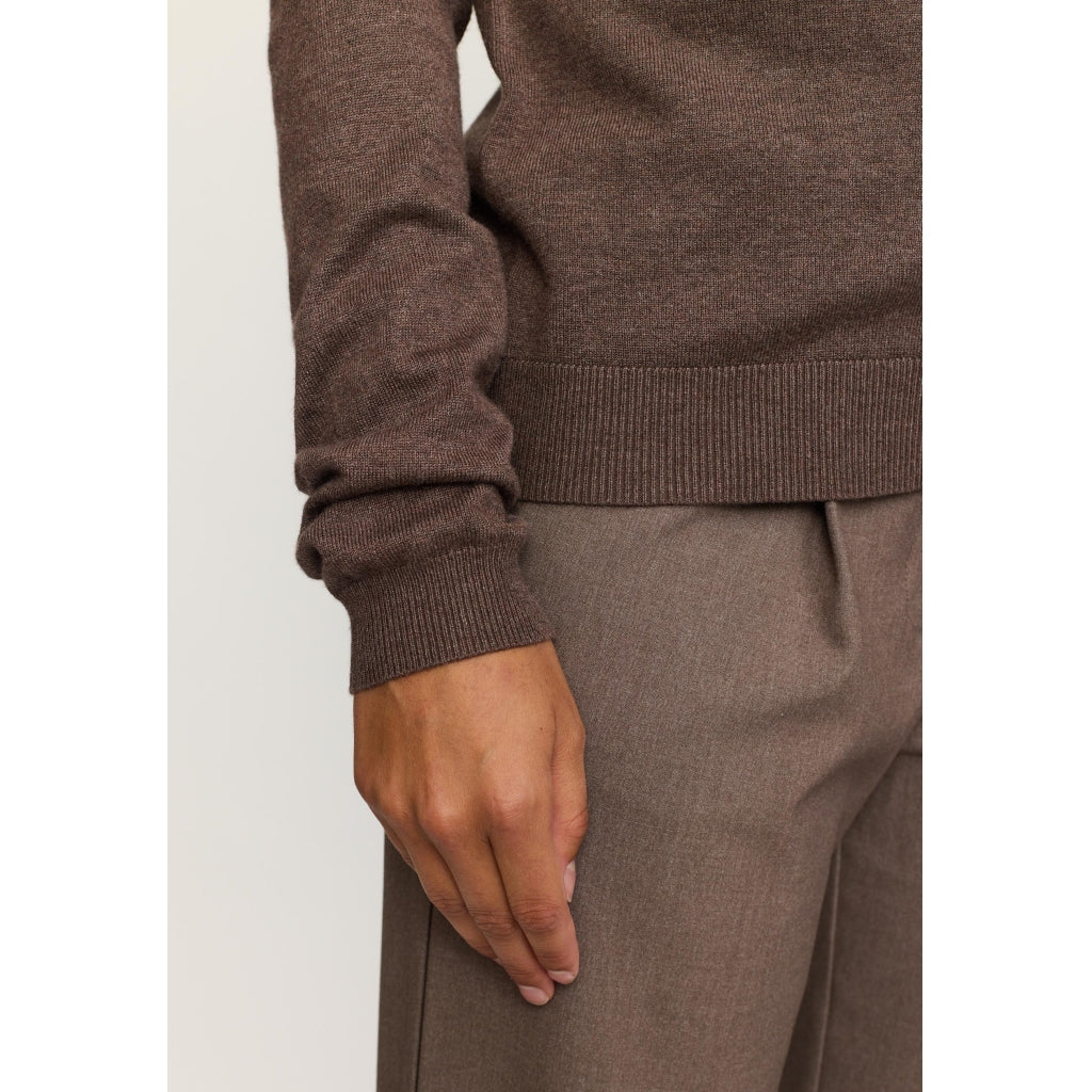 Cardigan Marla, coffee quartz