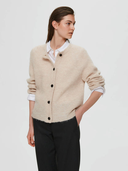 Cardigan Lulu short, birch