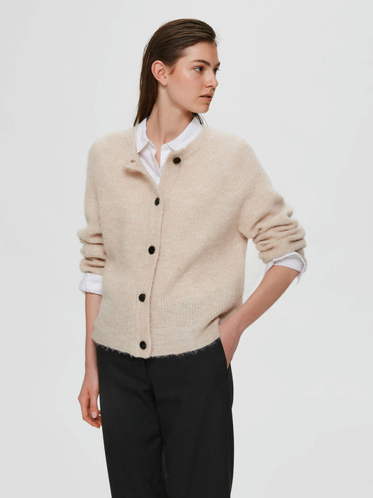 Cardigan Lulu short, birch