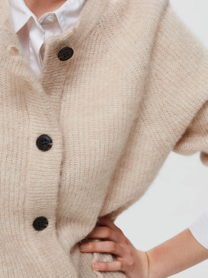 Cardigan Lulu short, birch