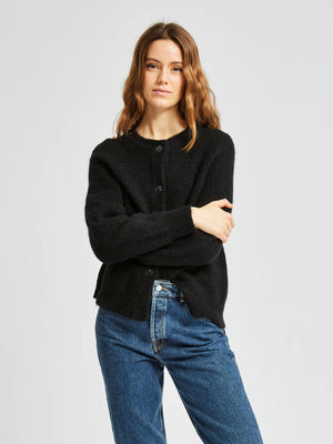 Cardigan Lulu short, black