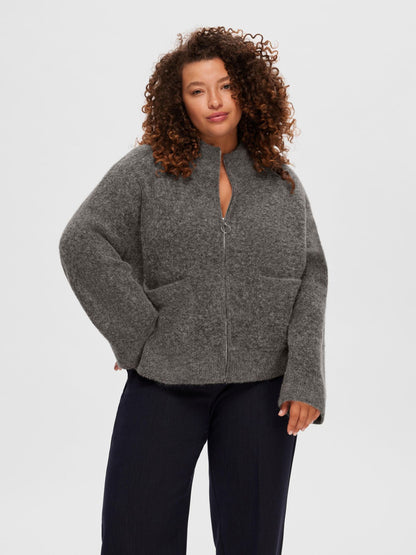 Cardigan Sia Ras knit zipper