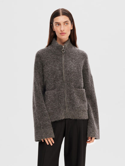 Cardigan Sia Ras knit zipper