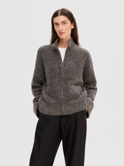 Cardigan Sia Ras knit zipper