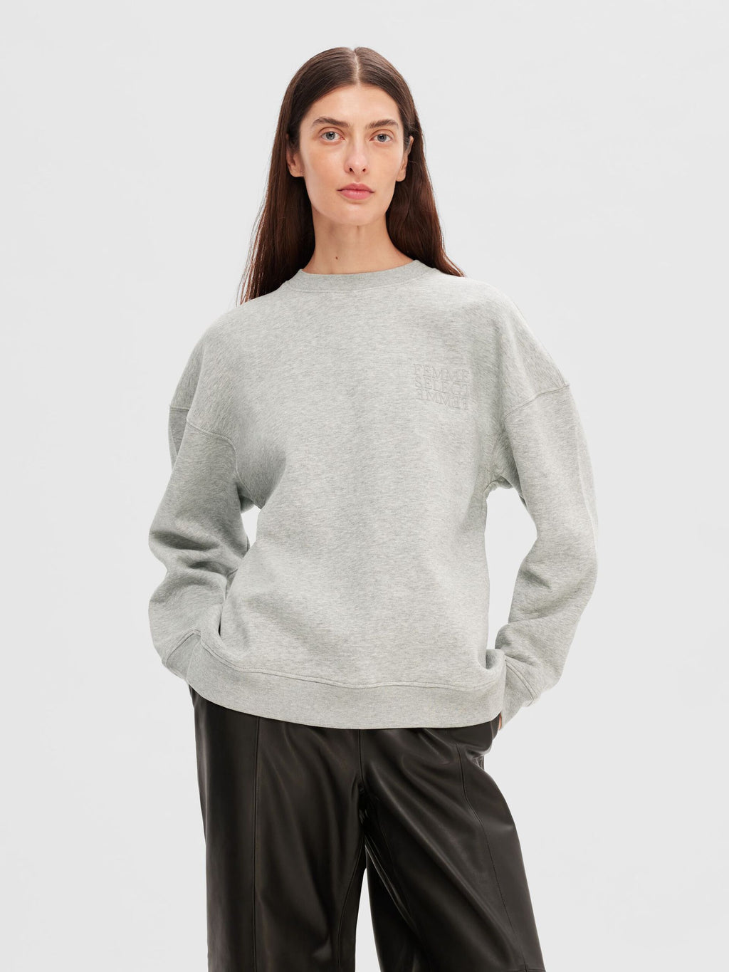 Sweatshirt Mala-Joelle, light grey melange