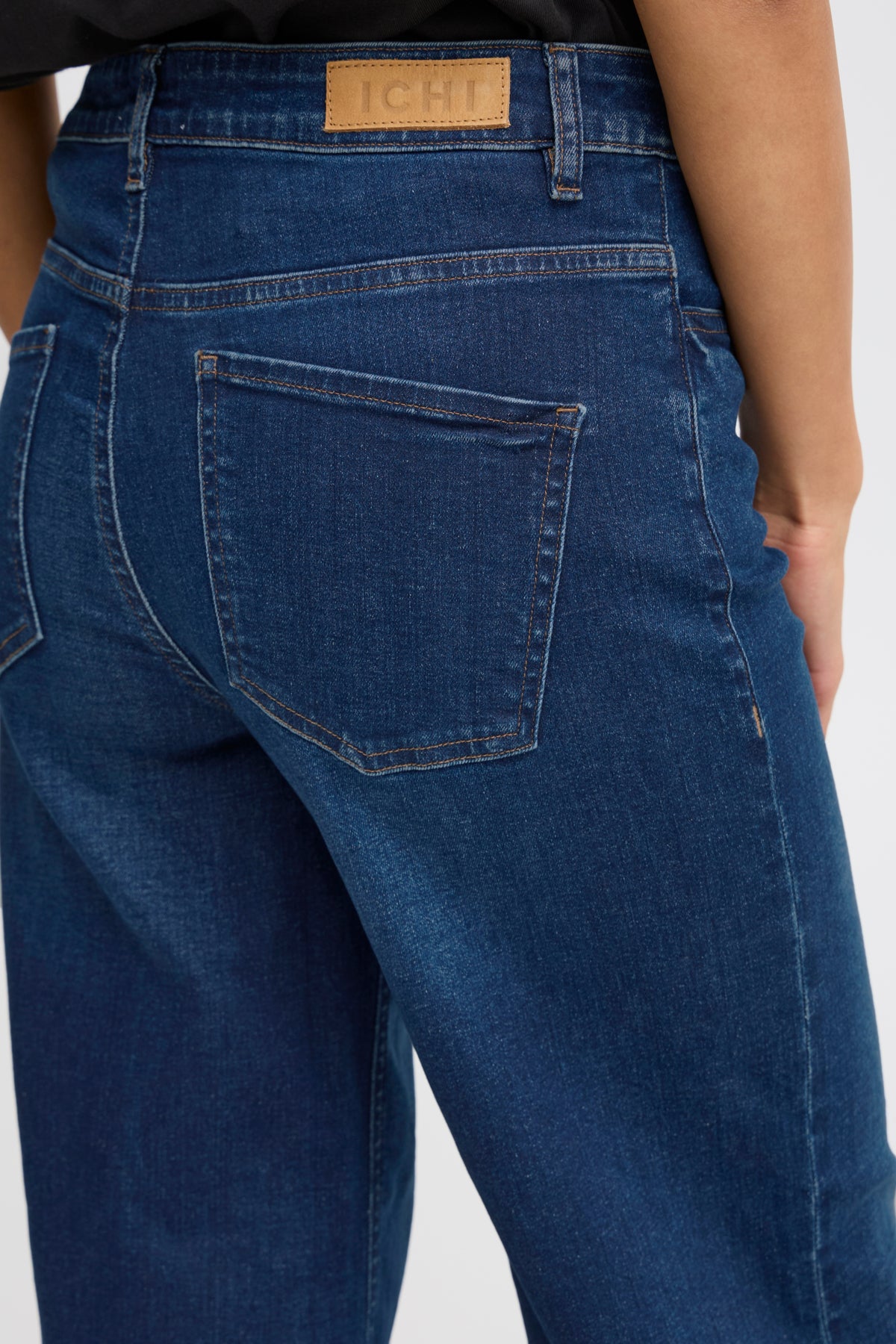 Jeans Twiggy wide, dark blue denim