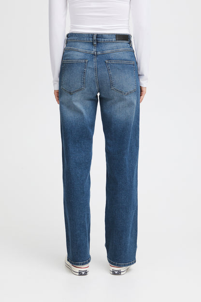 Jeans Twiggy straight long, medium blue