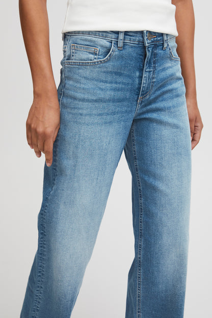 Jeans Twiggy straight long, light blue