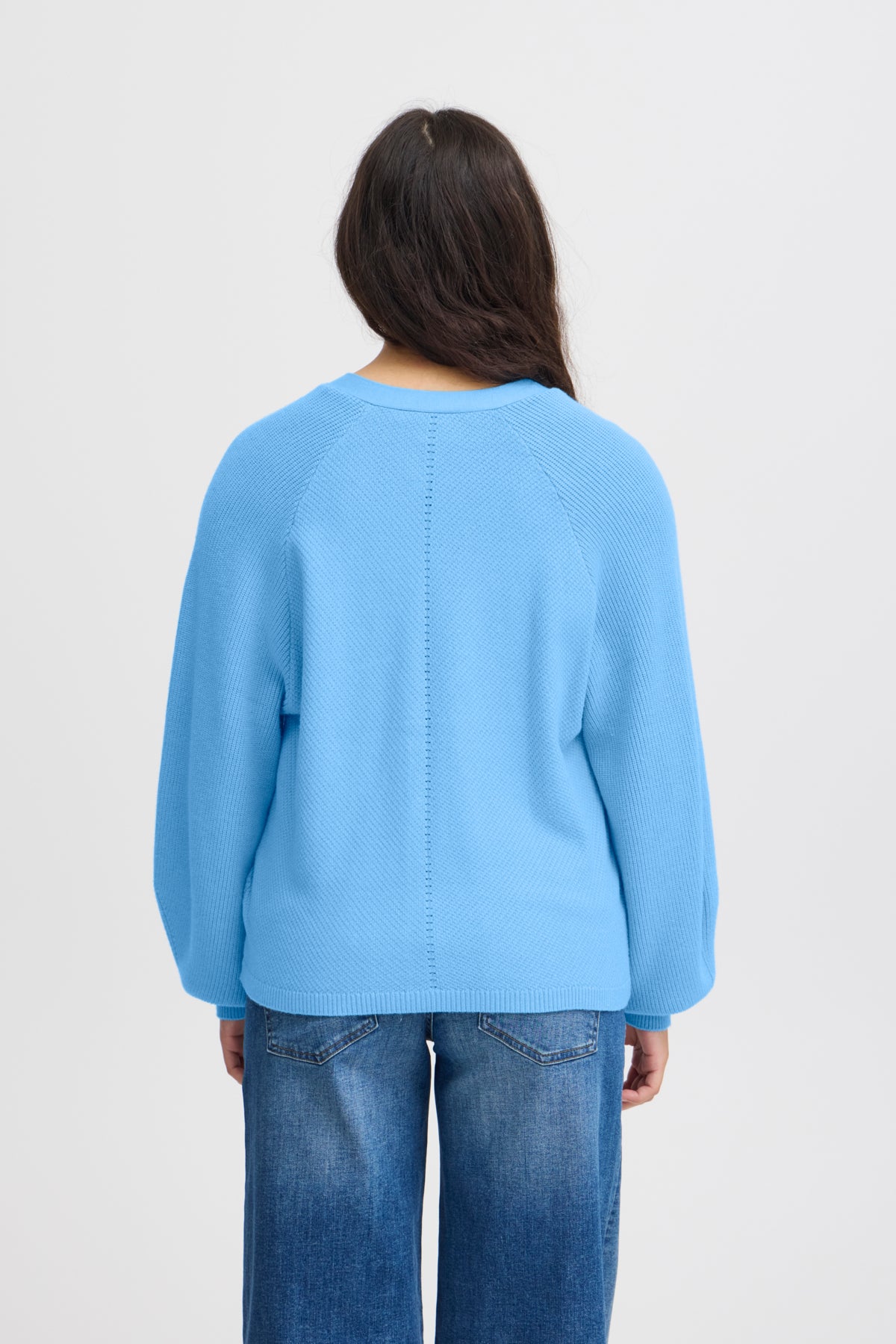 Cardigan Boston, azure blue