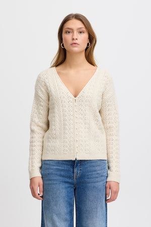 Cardigan Liyanna, almond milk