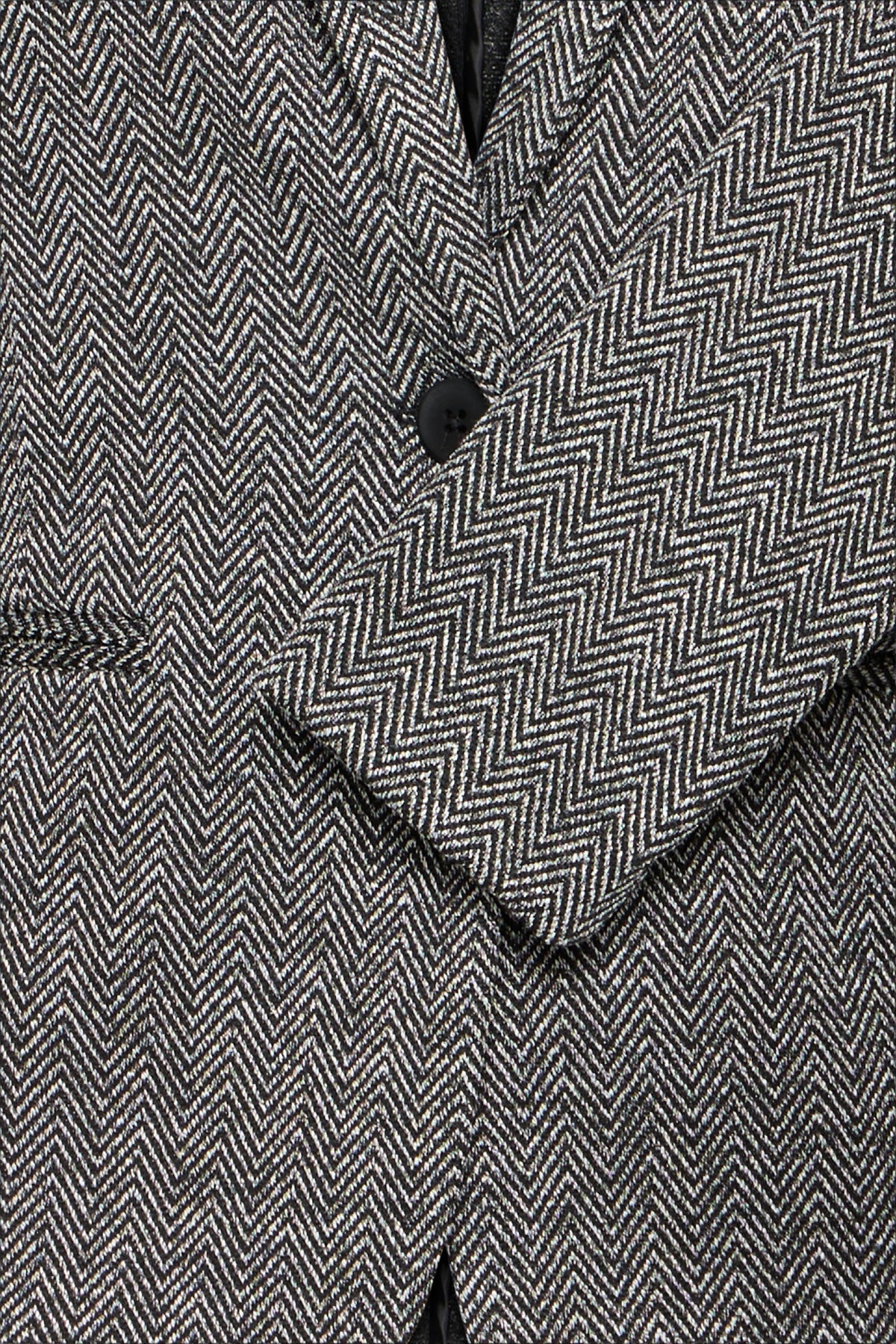 Kavaj Kate jacquard, black herringbone