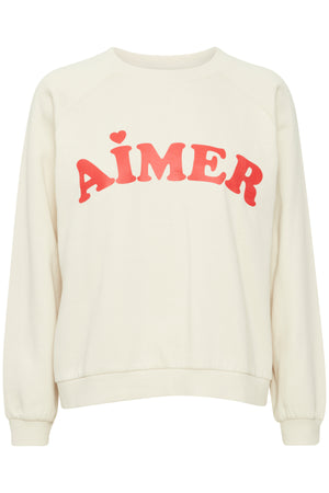 Sweatshirt Lela, almond milk