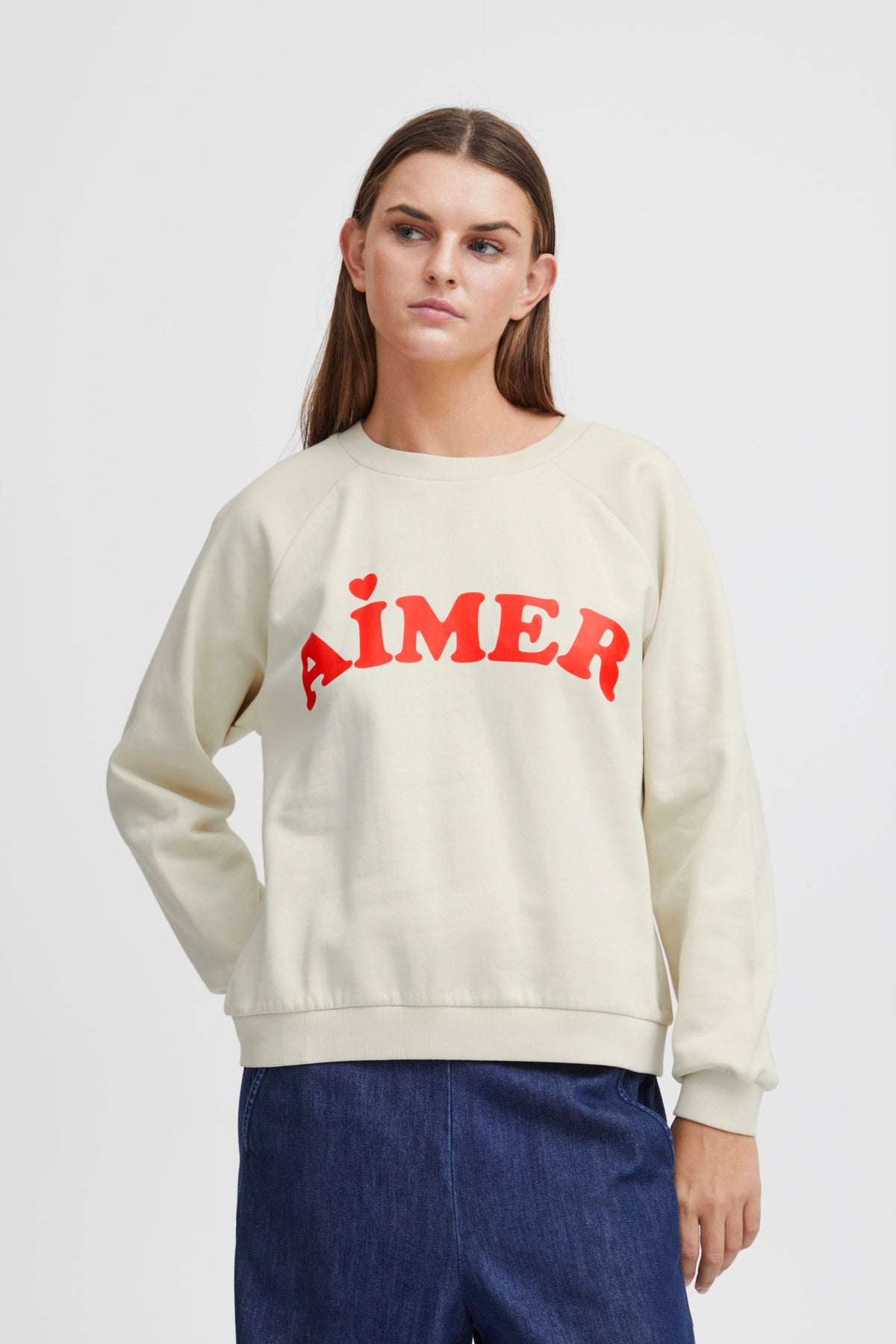 Sweatshirt Lela, almond milk