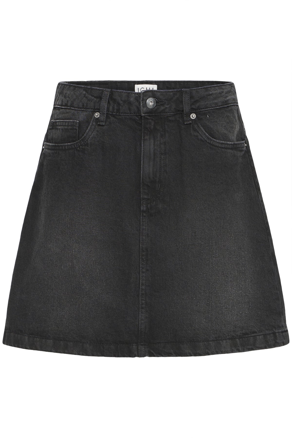 Jeanskjol Aveny, washed black