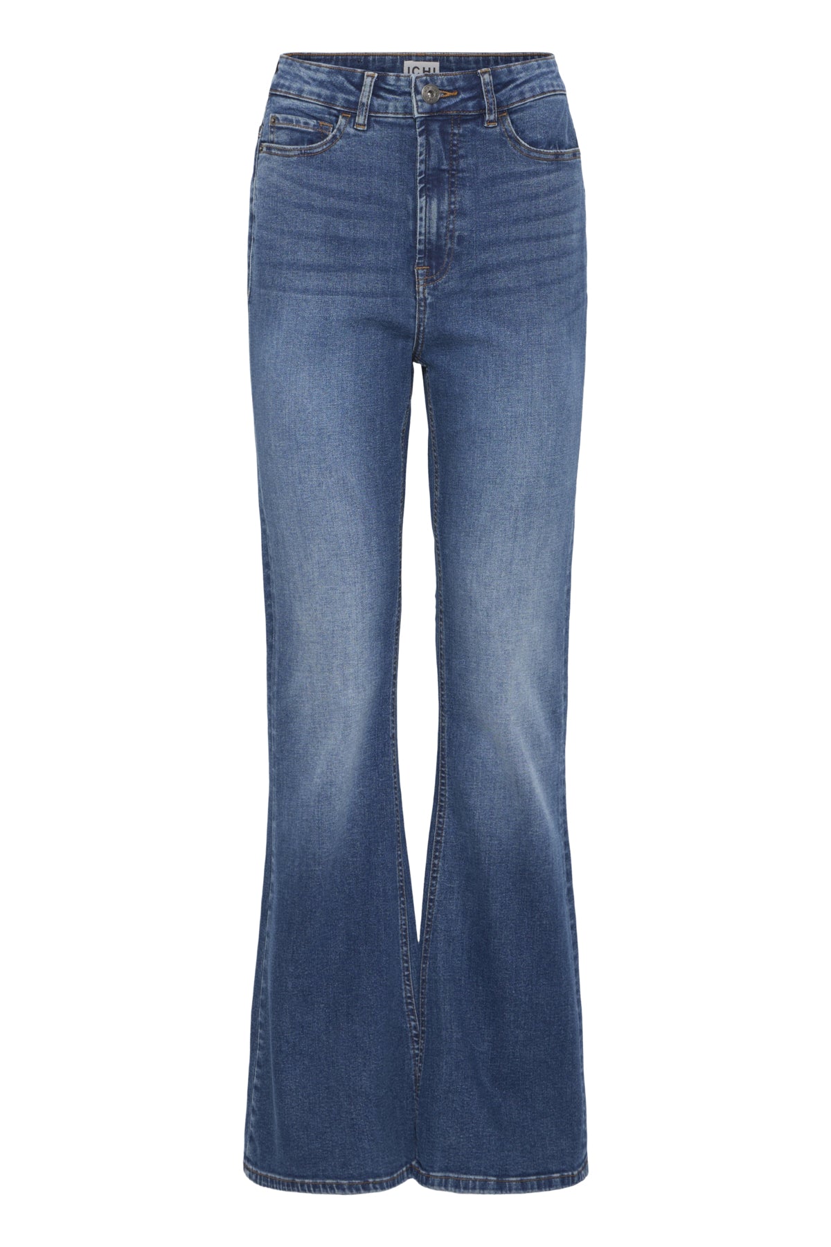 Jeans Twiggy flared HW, medium blue
