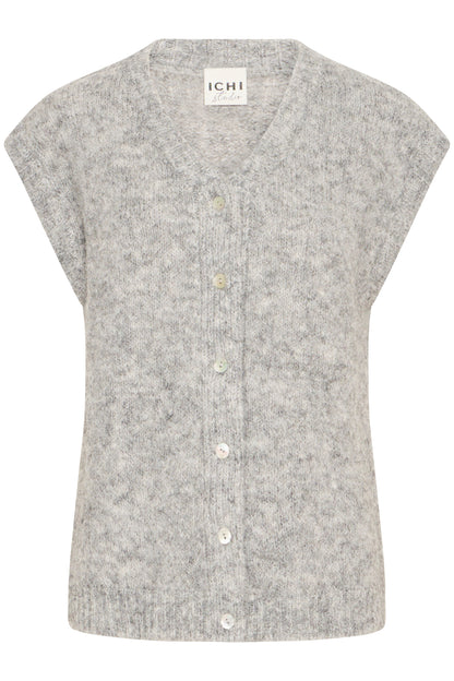 Väst Belablue, light grey melange