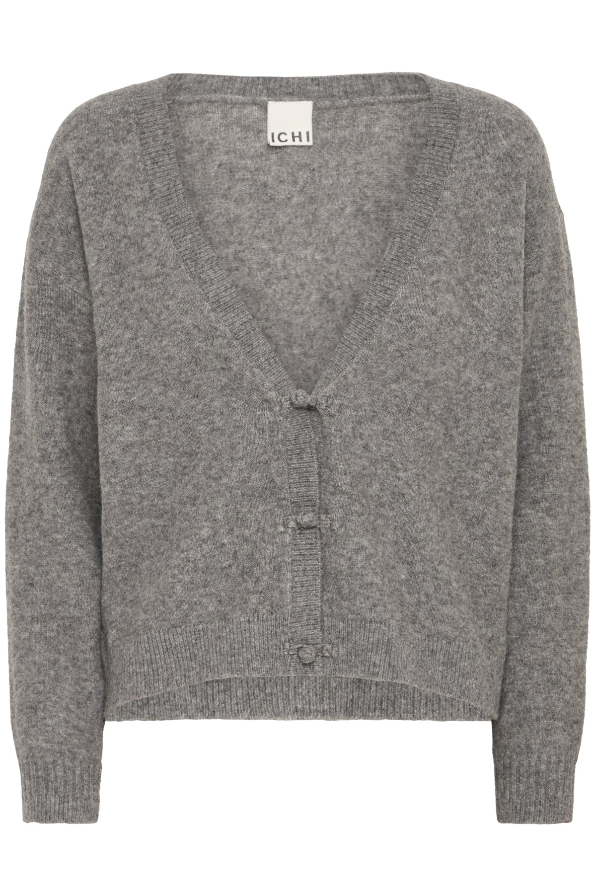 Cardigan Dasila, dark grey melange