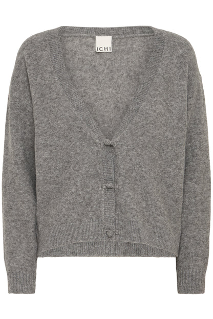 Cardigan Dasila, dark grey melange