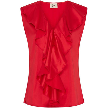 Topp Steff Flounce, raspberry