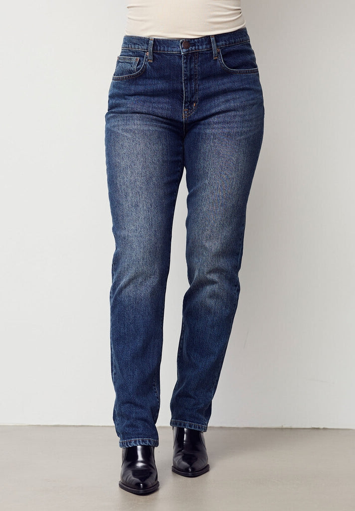 Jeans Torino long, dark marble denim
