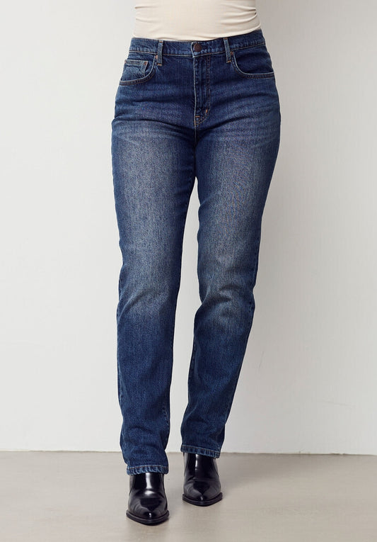 Jeans Torino long, dark marble denim