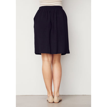 Kjol Pearl short, black