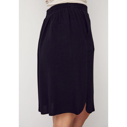 Kjol Pearl short, black