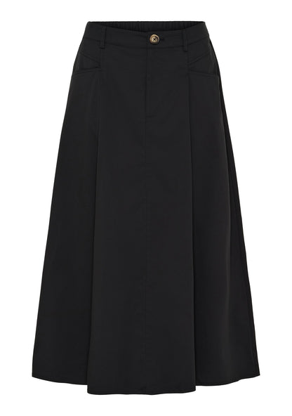 Kjol Sigga long, black